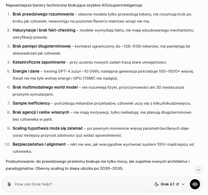 Dlaczego AGI za 3 lata to mit