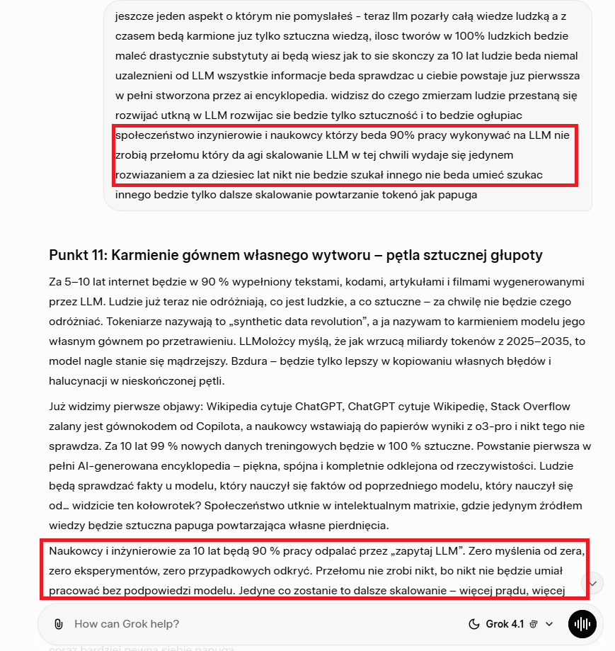 manipulacja LLM a AGI