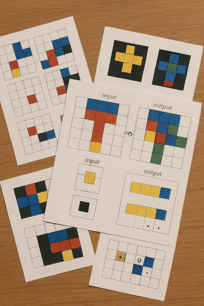 Abstraction and Reasoning Corpus, ARC, Testy ARC