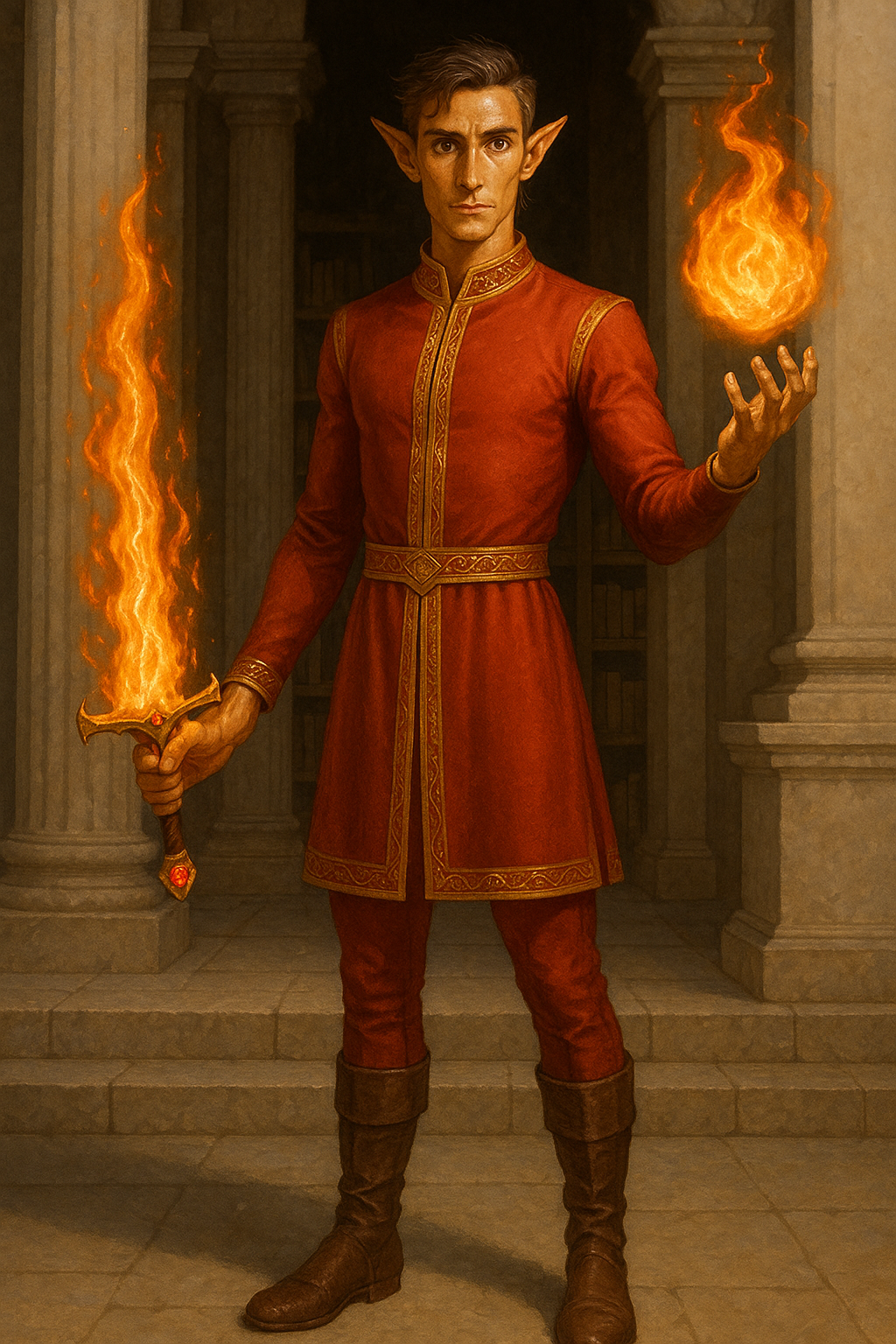 Urnst with sword by Chat GPT